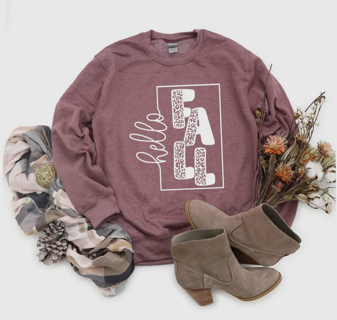Hello Fall Crewneck Sweatshirt