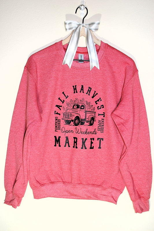 Fall Harvest Market Crewneck Sweatshirt