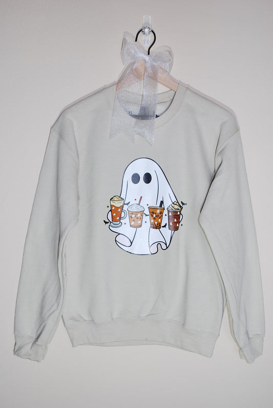 Coffee Ghostie Crewneck Sweatshirt