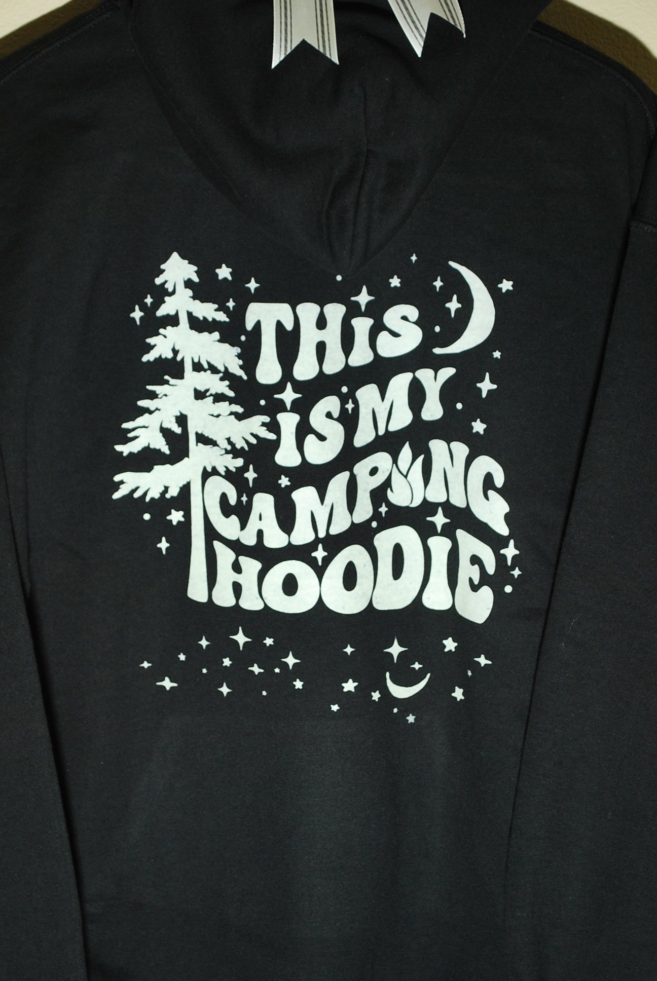 Camping Hoodie Sweatshirt (Glow In The Dark)